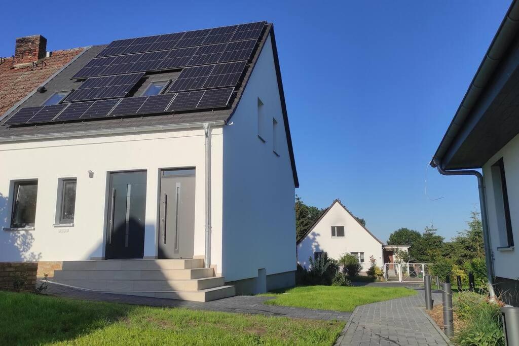 Storchennest - Ferienwohnung Am Storchenradweg Ketzür Exterior foto